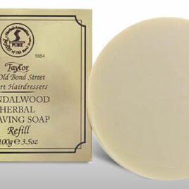 Taylor of Bond Street; 100g shaving soap refill, Sandalwood  94-JBTay1051  OUT OF STOCK