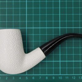 Turkish Meerschaum Pipe; Giant Bent with Stippled finish 54-JTM03Normal Price 7600.00  SOLD