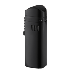 Eurojet Triple-jet Turbo Lighter, Black, with built-in Cigar Punch,  <BR>  Visible Fuel level  55-EJ063