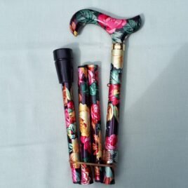 Walking Stick 5003J Adjustable Multifloral folding crutch   95-CC5003J  Sold