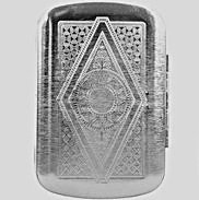 Sturdy nickel tin for RYO tobacco; 8.5cm x 5.5cm; 3 Designs  77-J3350